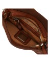 Campomaggi – Borsa a tracolla in pelle con patta con borchie e strass Era