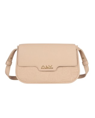  Alv By Alviero Martini - Borsa a spalla con patta in
