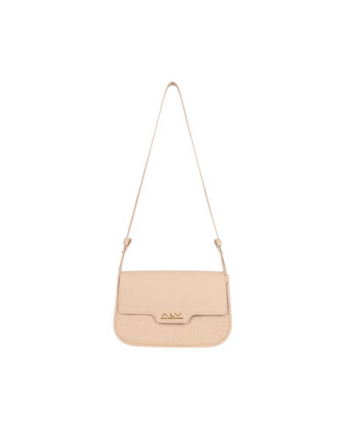  Alv By Alviero Martini - Borsa a spalla con patta in