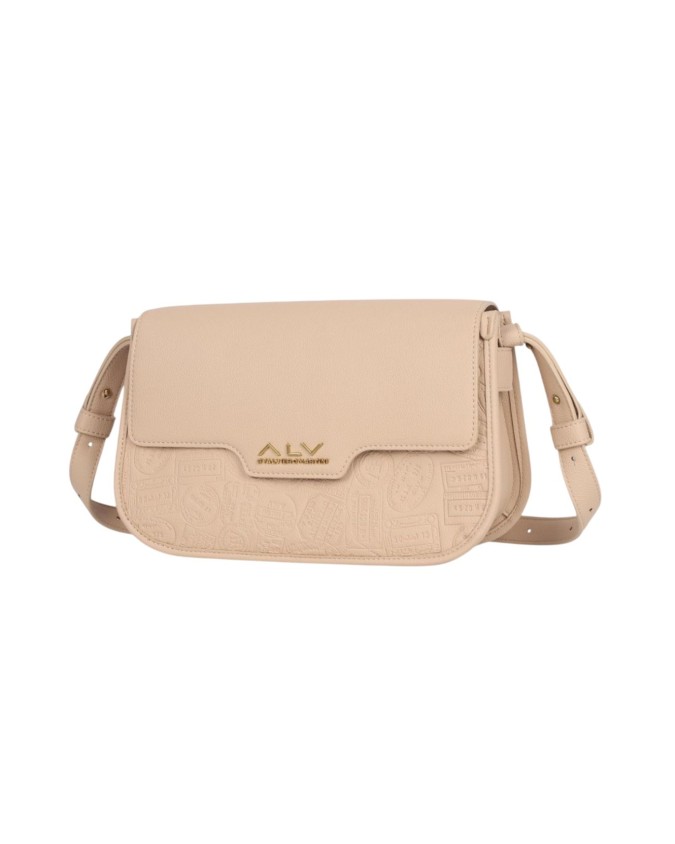  Alv By Alviero Martini - Borsa a spalla con patta in