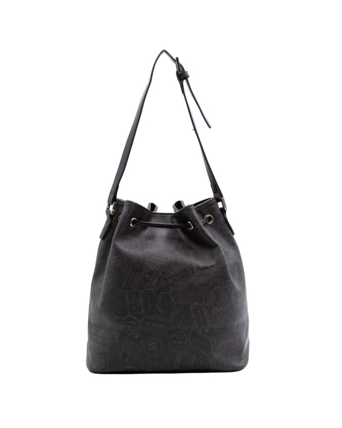  Alv By Alviero Martini - Borsa a secchiello in poliuretano con