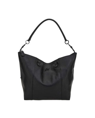Gabs - Borsa piatta trasformabile in pelle Tg L Bull Black 2