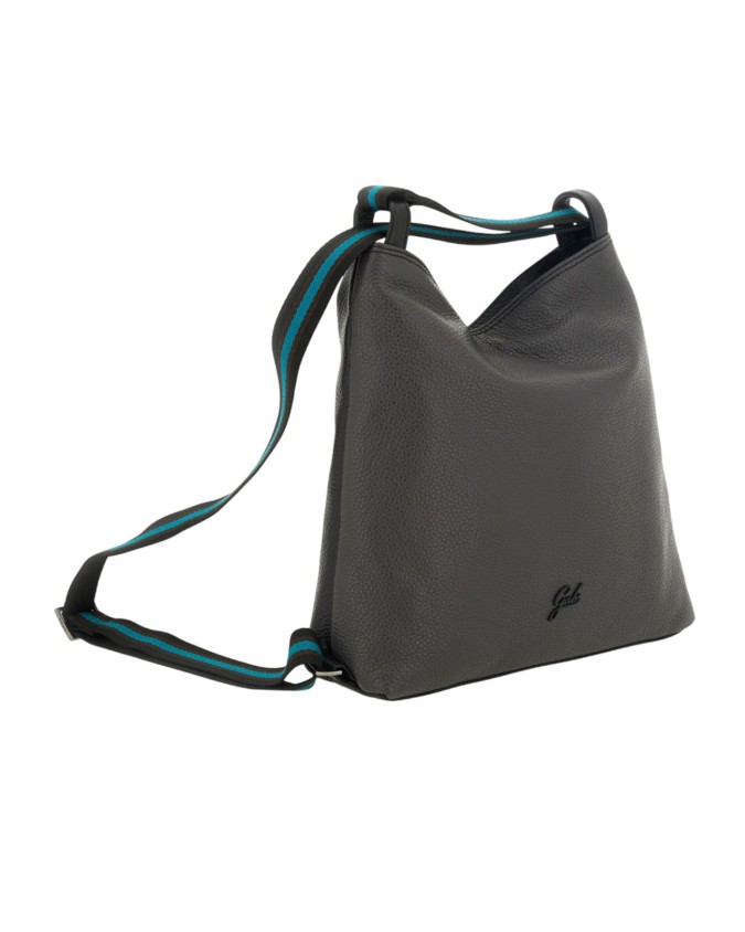Gabs - Borsa a spalla in pelle Tg. M Bull Bicolor Black Dorina