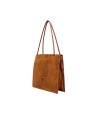 Coccinelle – Umhängetasche mit zwei Griffen aus Wildleder, Modell Small Dulse Suede