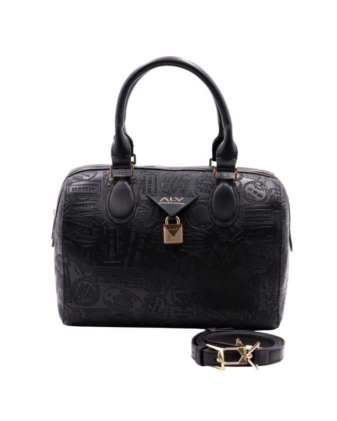  Alv By Alviero Martini - Borsa a mano bauletto con tracolla in