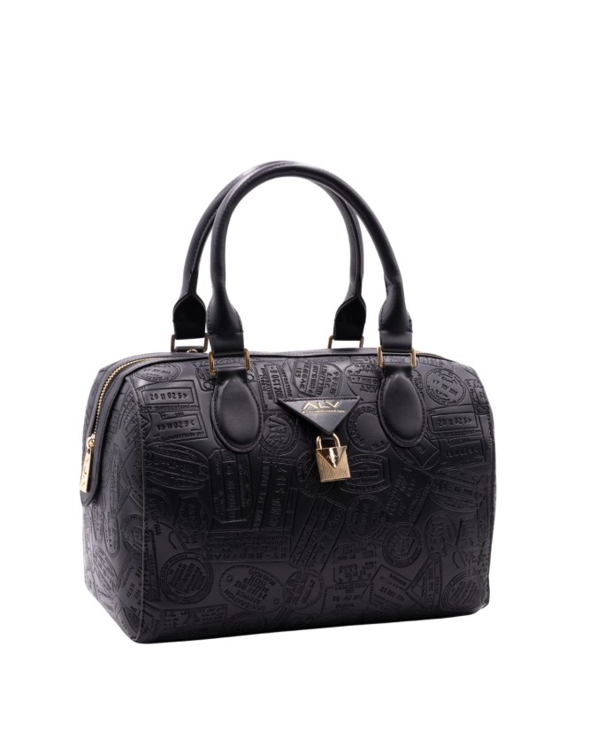  Alv By Alviero Martini - Borsa a mano bauletto con tracolla in