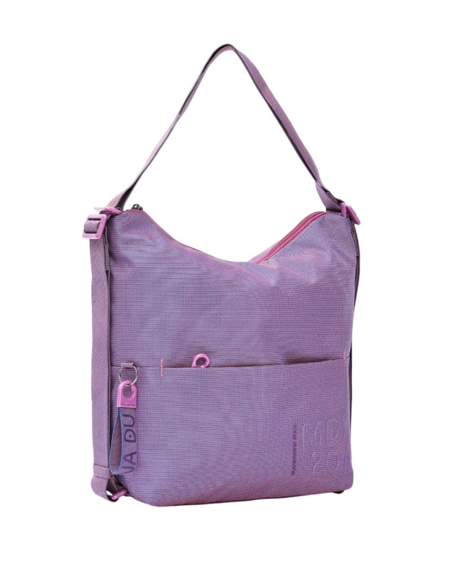 Mandarina Duck - Borsa a spalla con tasca frontale in Mitrix