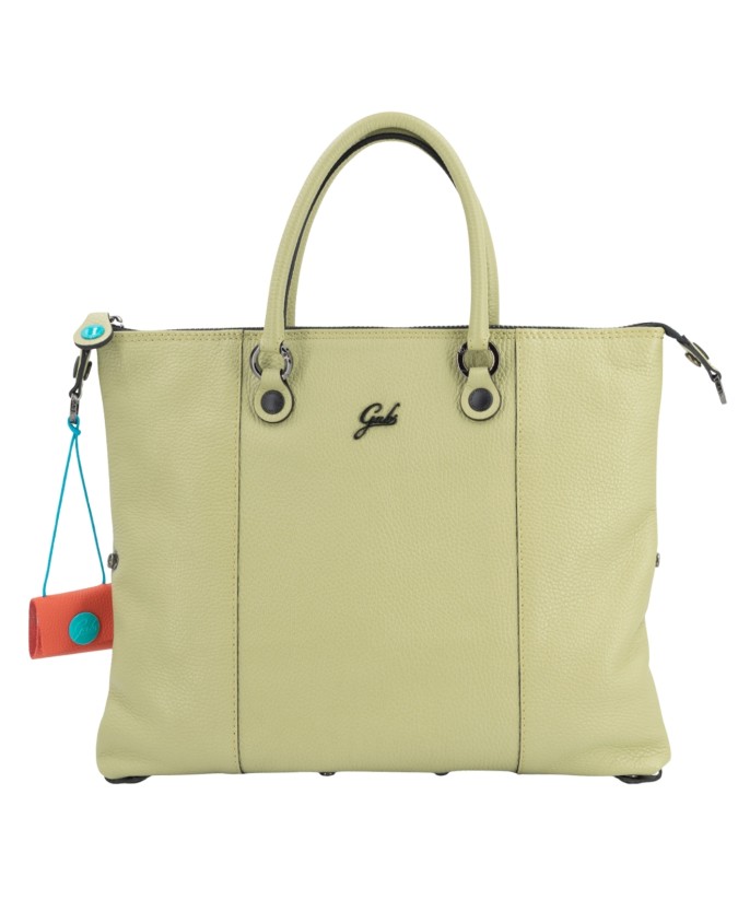 Gabs - Borsa piatta trasformabile in pelle Tg M Bull Black