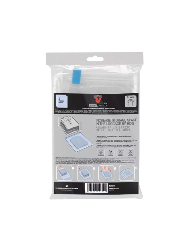  Roncato - 2 sacchetti comprimibili salvaspazio in materiale