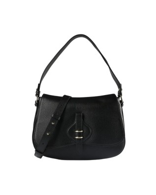  Coccinelle - Borsa a mano in pelle con tracolla e patta large