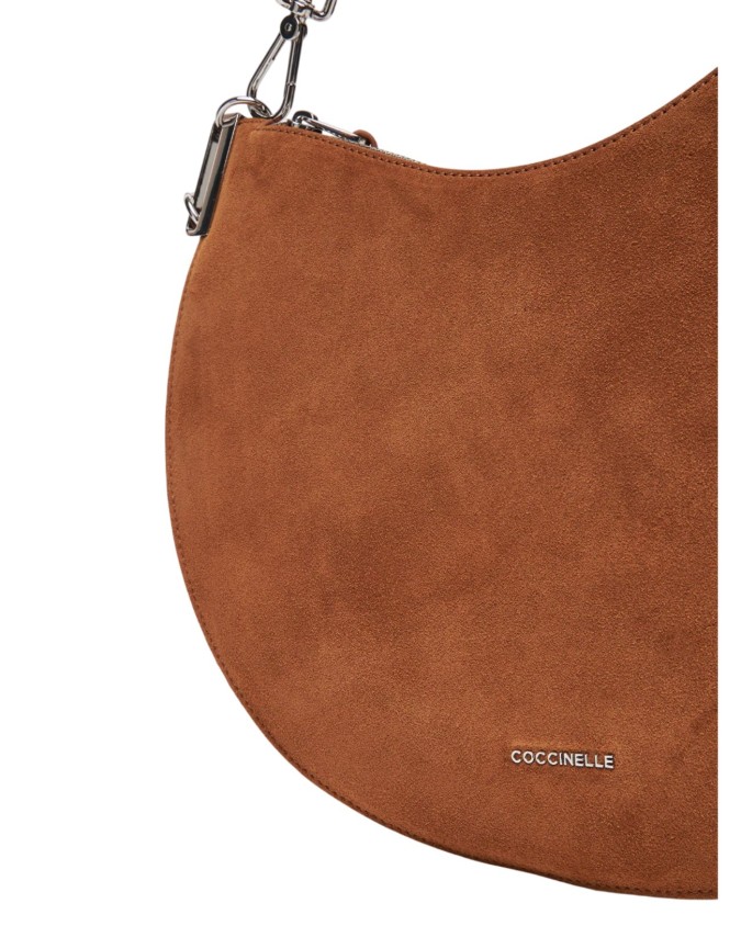 Coccinelle - Borsa a spalla in pelle scamosciata Medium Sunup Suede