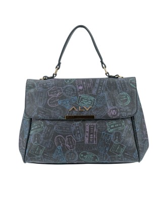  Alv By Alviero Martini - Borsa a mano con patta e tracolla