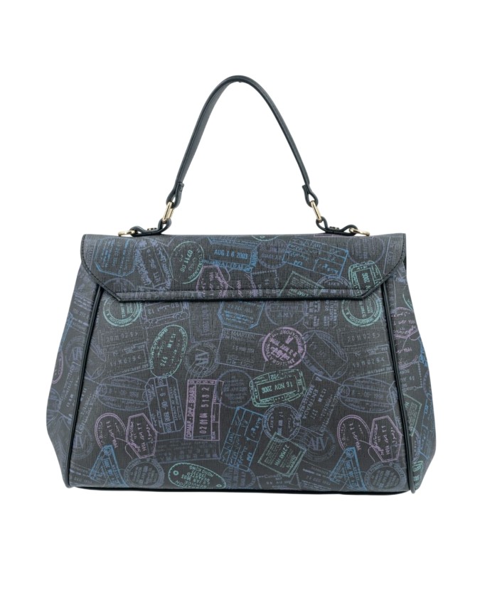 Alv By Alviero Martini - Borsa a mano con patta e tracolla Passport Classic
