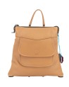Gabs - Zaino donna in pelle Tg M con tasca Bull Black Yvonne