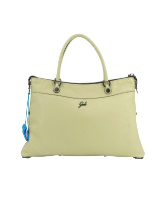  Gabs - Borsa piatta in pelle con tasca esterna Tg. 