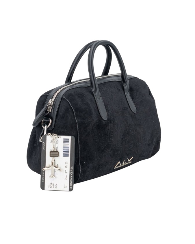 Alv By Alviero Martini - Borsa bauletto in ecopelle scamosciata Alba Suede
