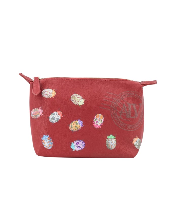 Alv By Alviero Martini - Beauty case in ecopelle Ladybug