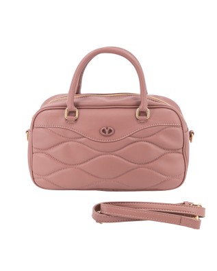Ynot - Borsa a mano bauletto con tracolla in ecopelle Iride