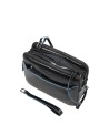 Piquadro - Pochette uomo in pelle con chiusura a impronta digitale Blue Square