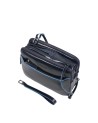 Piquadro - Pochette uomo in pelle con chiusura a impronta digitale Blue Square