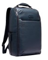 Piquadro - Individuell gestaltbarer Reiserucksack aus Leder mit Fach für einen 15,6-Zoll-Laptop Modus