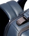 Piquadro - Customizable Modus leather travel backpack with space for a 15.6-inch laptop