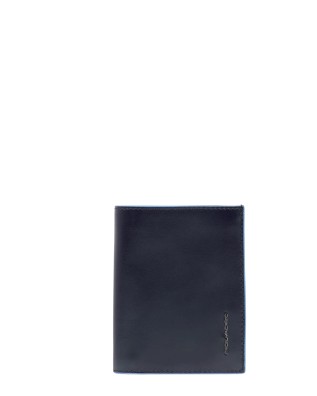  Piquadro - Portafoglio uomo verticale con porta monete, porta 2