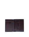 Piquadro - Vertikale Herrenbrieftasche mit Münzfach, Modell Blue Square