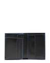 Piquadro - Vertikale Herrenbrieftasche mit Münzfach, Modell Blue Square