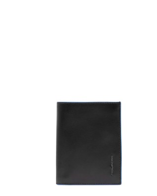  Piquadro - Portafoglio uomo verticale con porta monete, porta