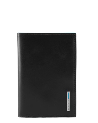  Piquadro - Porta passaporto in pelle unisex Blue Square