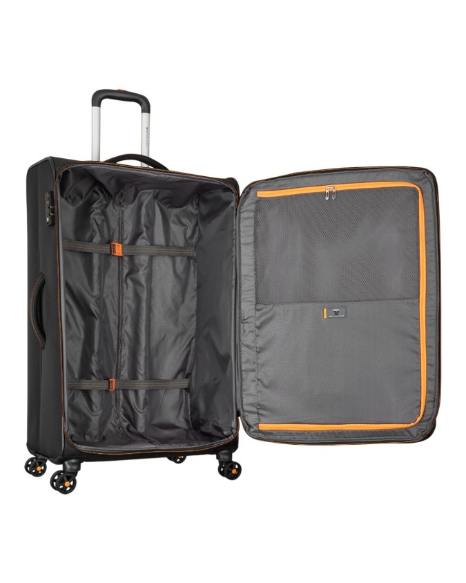 Roncato - Trolley grande in poliestere 4 Ruote 78 cm espandibile Flyover