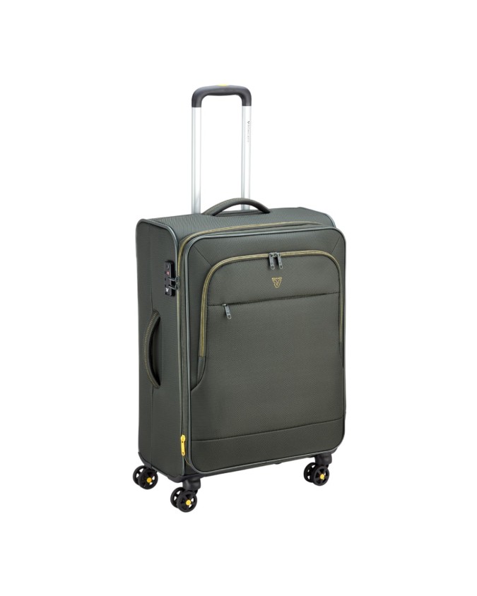Roncato - Trolley medio in poliestere 4 Ruote 65 cm espandibile Flyover