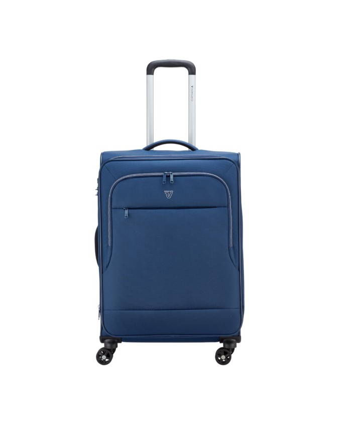 Roncato - Trolley medio in poliestere 4 Ruote 65 cm espandibile Flyover