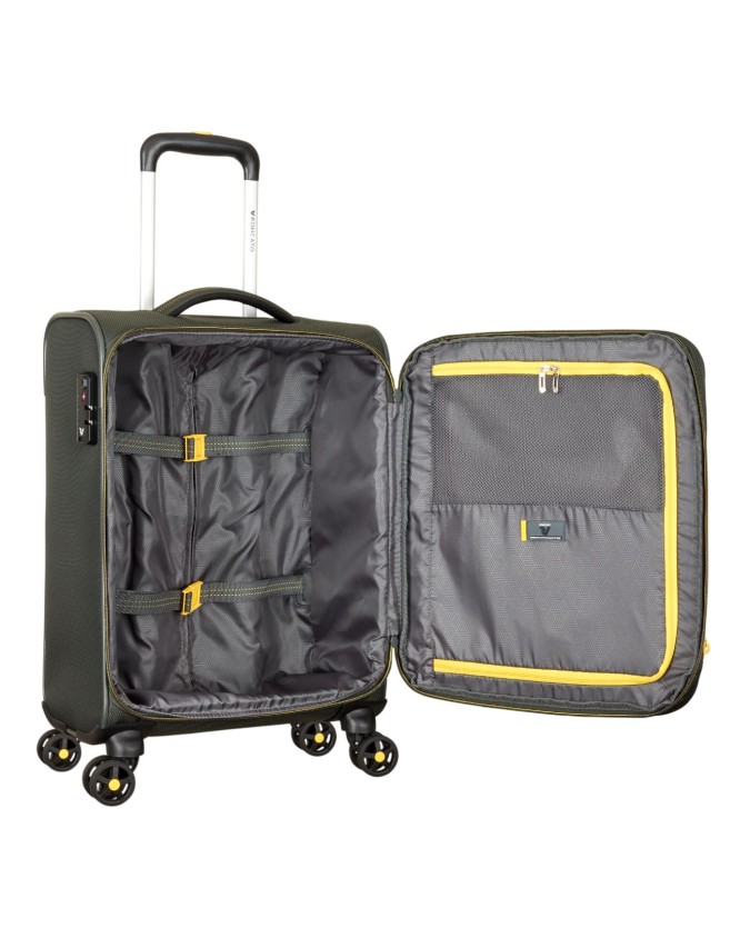 Roncato - Trolley cabina in poliestere 4 Ruote 55 cm espandibile Flyover