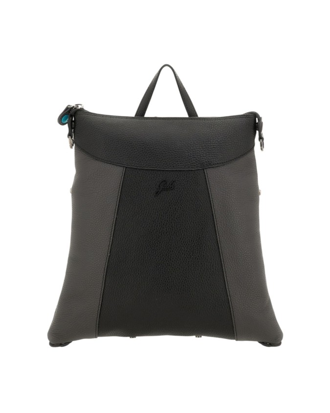 Gabs - Zaino donna trasformabile in pelle bicolor Tg. M Aria Black