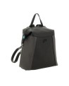 Gabs - Zaino donna trasformabile in pelle bicolor Tg. M Aria Black