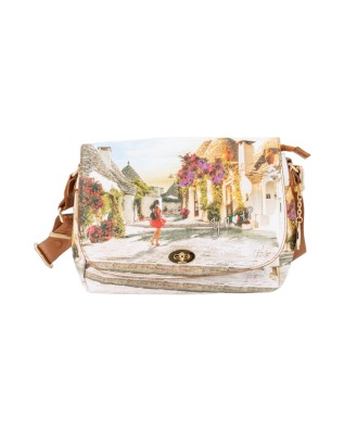  Ynot - Borsa pattina in ecopelle stampa città Yesbag 2
