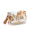 Ynot - Borsa pattina in ecopelle stampa città Yesbag
