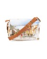 Ynot - Borsa pattina in ecopelle stampa città Yesbag