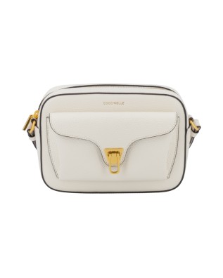 Coccinelle - Beat Soft Small Leather Camera Bag - PEARL