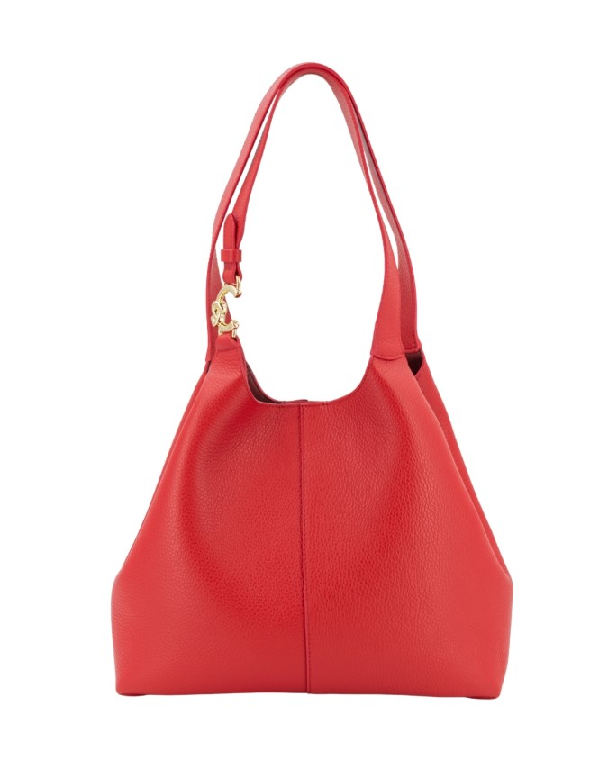 Coccinelle – Borsa shopper a spalla in pelle grande C-Easy