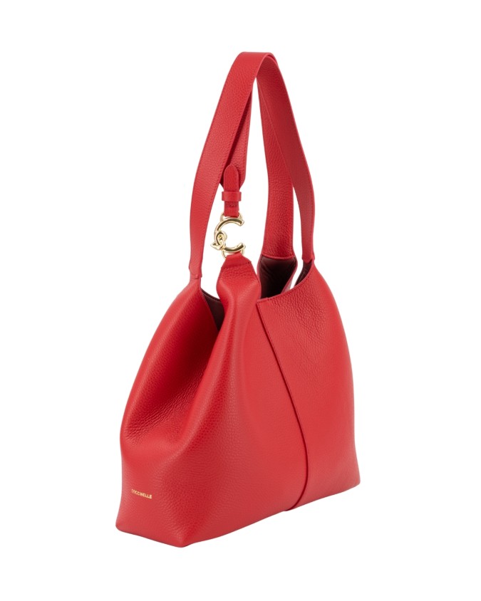 Coccinelle – Borsa shopper a spalla in pelle grande C-Easy