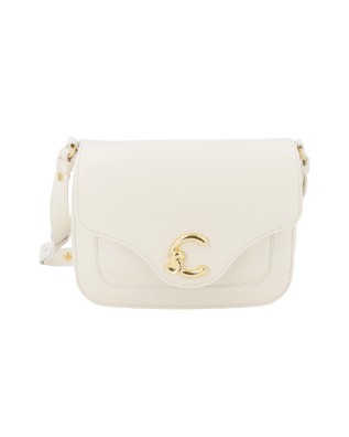  Coccinelle – Borsa a tracolla in pelle con patta C-ME