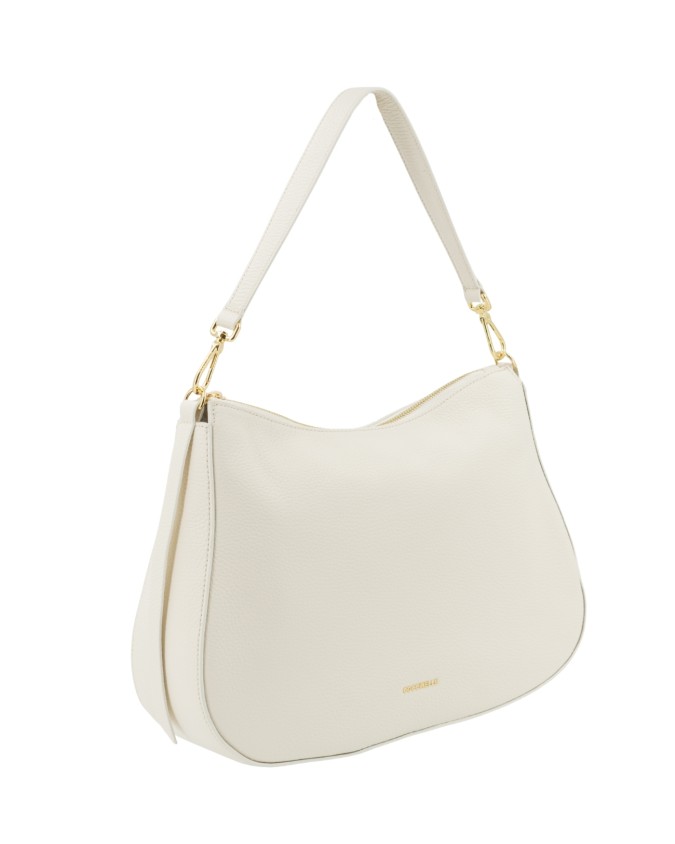 Coccinelle - Medium-sized leather shoulder bag with a shoulder