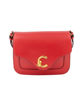  Coccinelle - Borsa a tracolla in pelle con patta Small C-ME