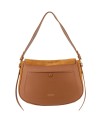 Coccinelle - Borsa a spalla in pelle scamosciata Large con patta Mavery Suede
