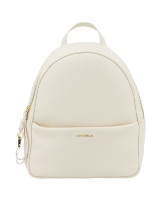 Coccinelle - Nory Women's Leather Backpack with Exterior Pocket