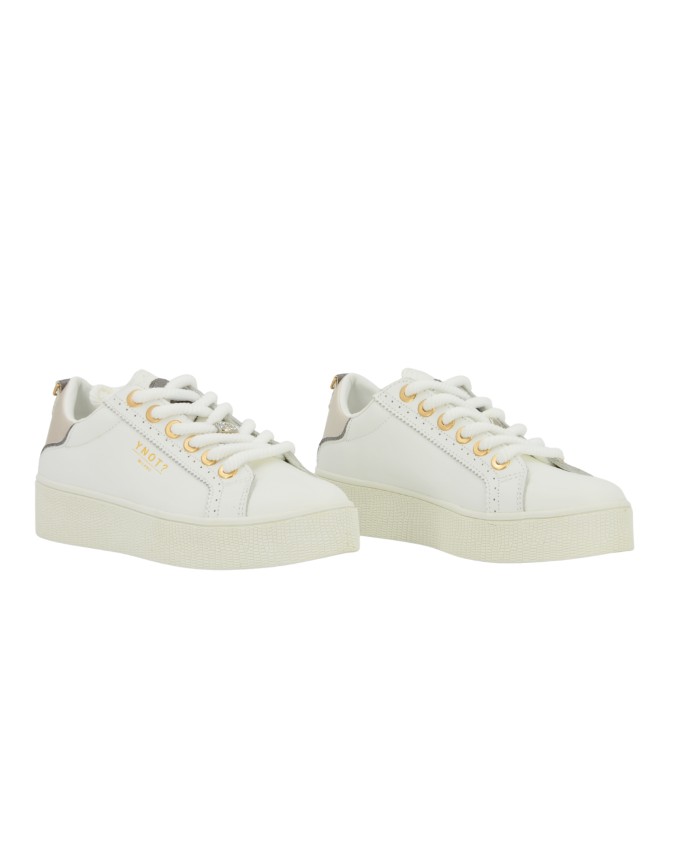 Ynot - Women's Leather Sneakers with...