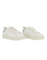 Ynot - Women's Leather Sneakers with Jewelry Accents